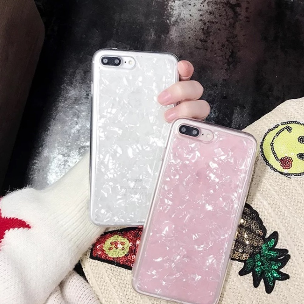 🎉sparkle mermaid seashell🐚cover iphone soft case